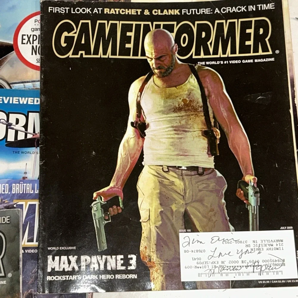 Gameinformer‎ Magazine Bundle Lot of 7 Game Informer Mad Max Rockband God Of War